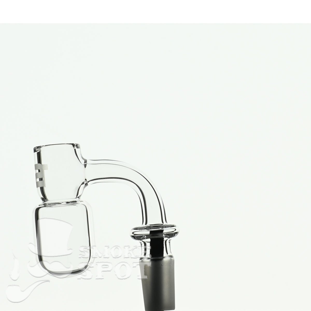 Joel Halen 90 Deg 14 mm T2 American Quartz Banger - Smoke Spot Glass