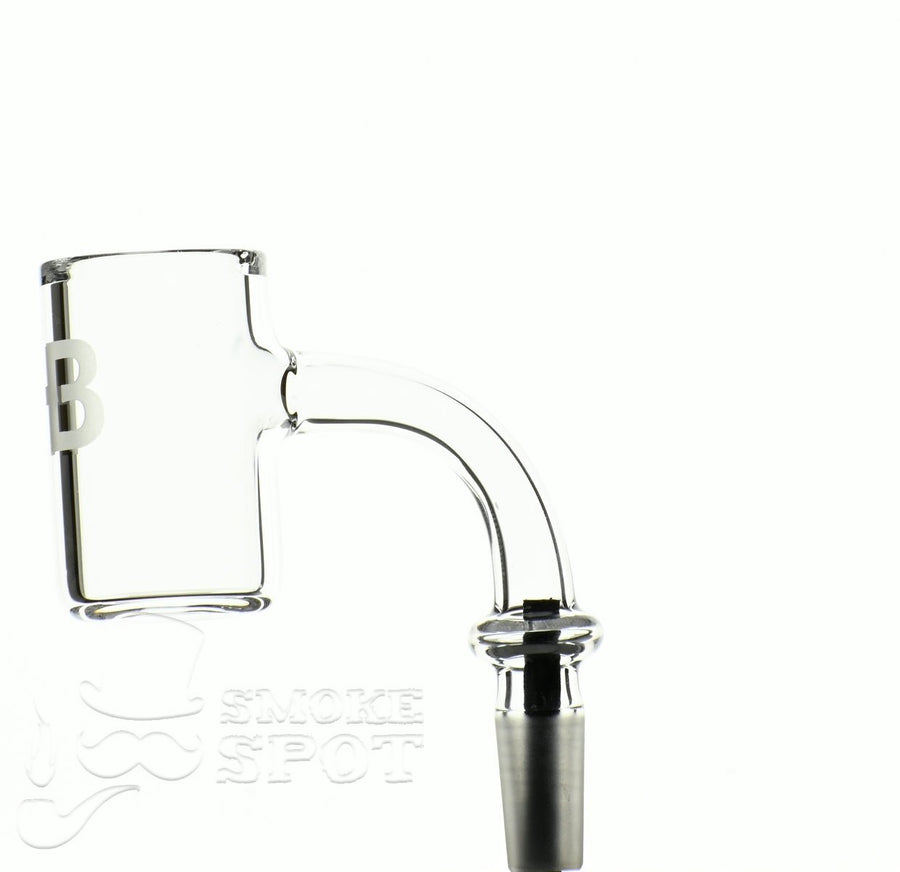 Joel Halen 90 Degree 10 mm Quartz Banger with 25 mm Flat Bottom Bucket