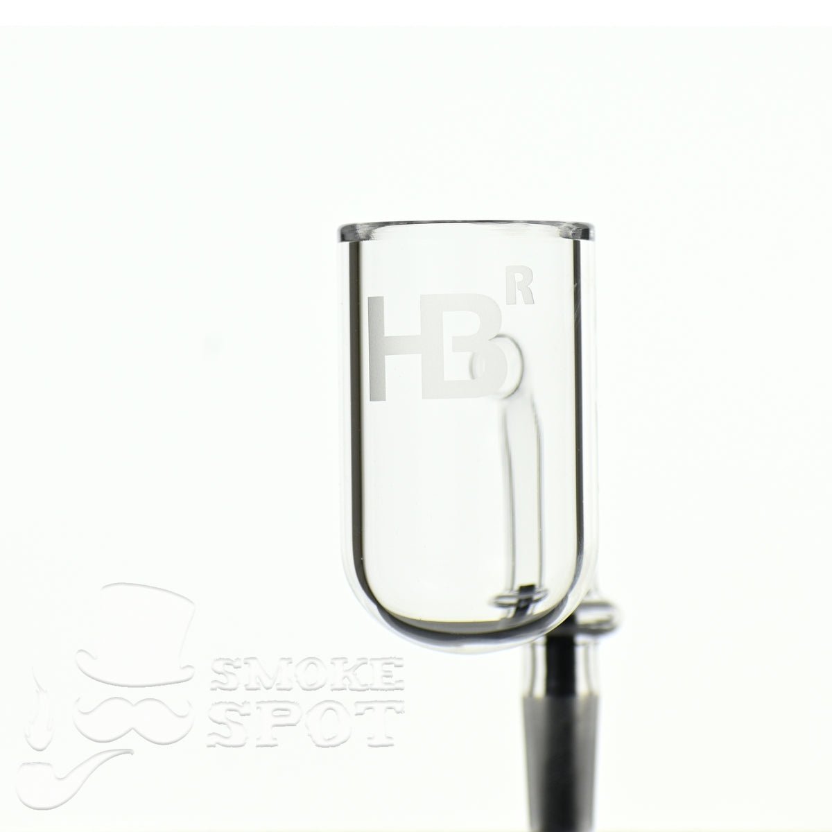 Joel Halen 90 degree 10 mm quartz banger with 30 mm round bottom - Smoke Spot Glass