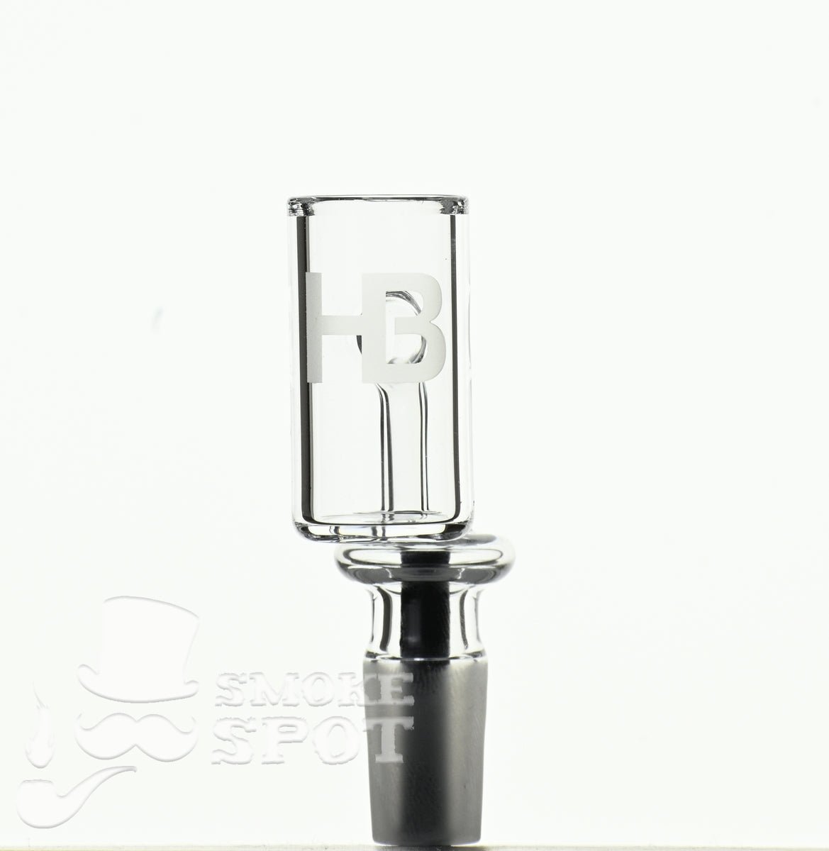 Close-up of Joel Halen 90 degree 14 mm 20 mm bucket flat bottom quartz banger