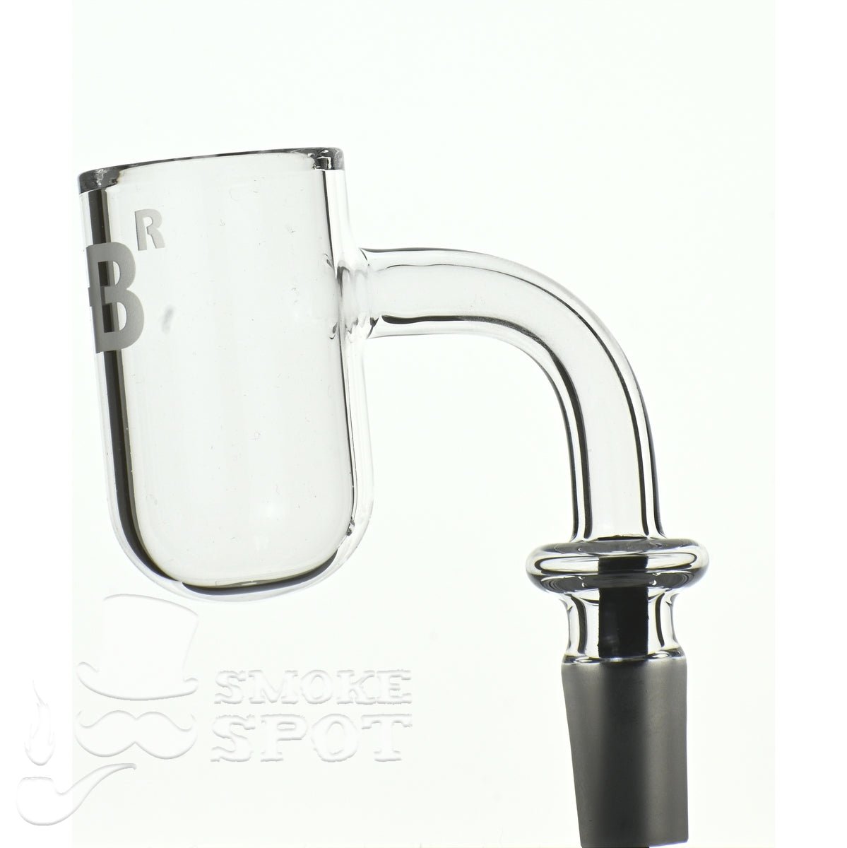 Joel Halen 90 degree 14 mm 30 mm quartz banger with round bottom - premium American quartz
