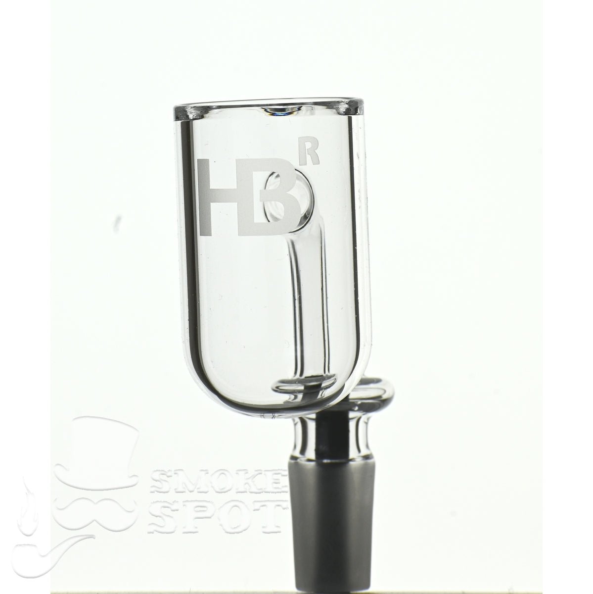 Close-up of Joel Halen 90 degree 14 mm 30 mm quartz banger round bottom - Smoke Spot