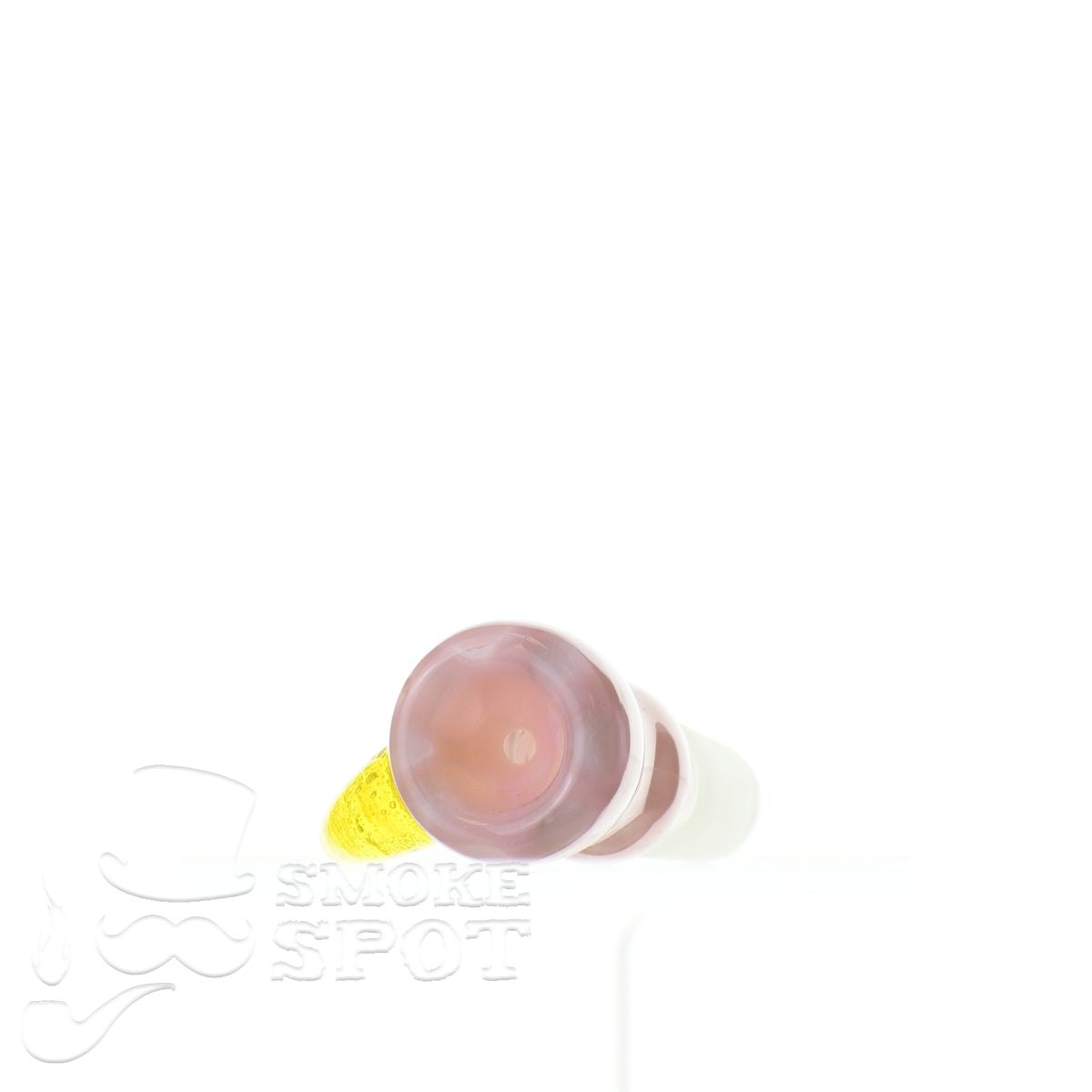 Mathematix double bubble honeycomb bowl w/yellow hook - Smoke Spot Smoke Shop