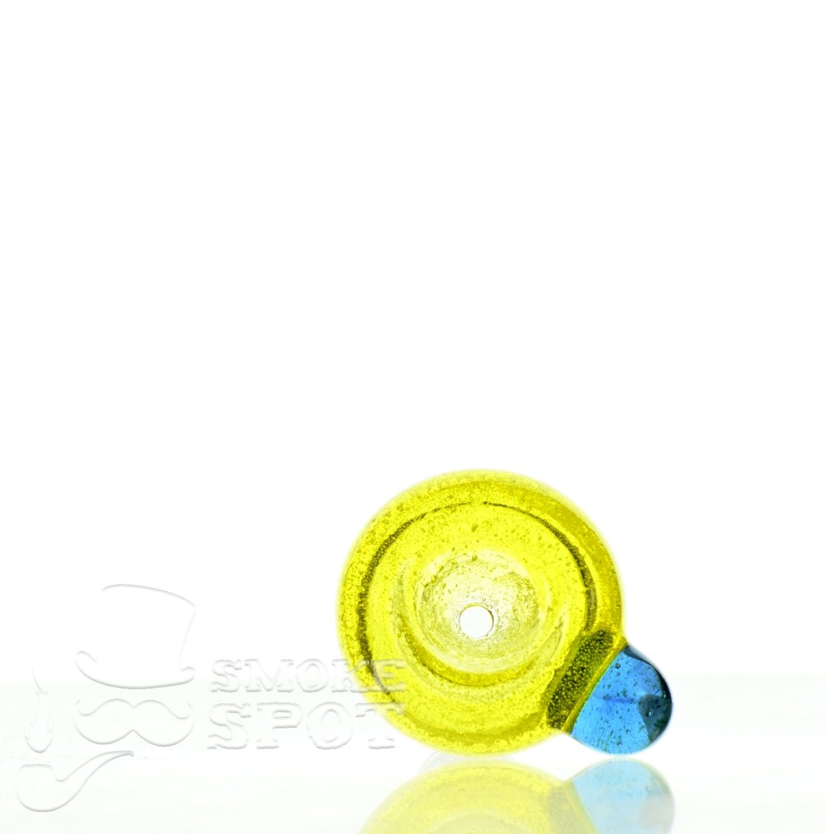 Mathematix Full Colors Single Dots 102 detailed view of colorful glass bowl - Smoke Spot Smoke Shop
