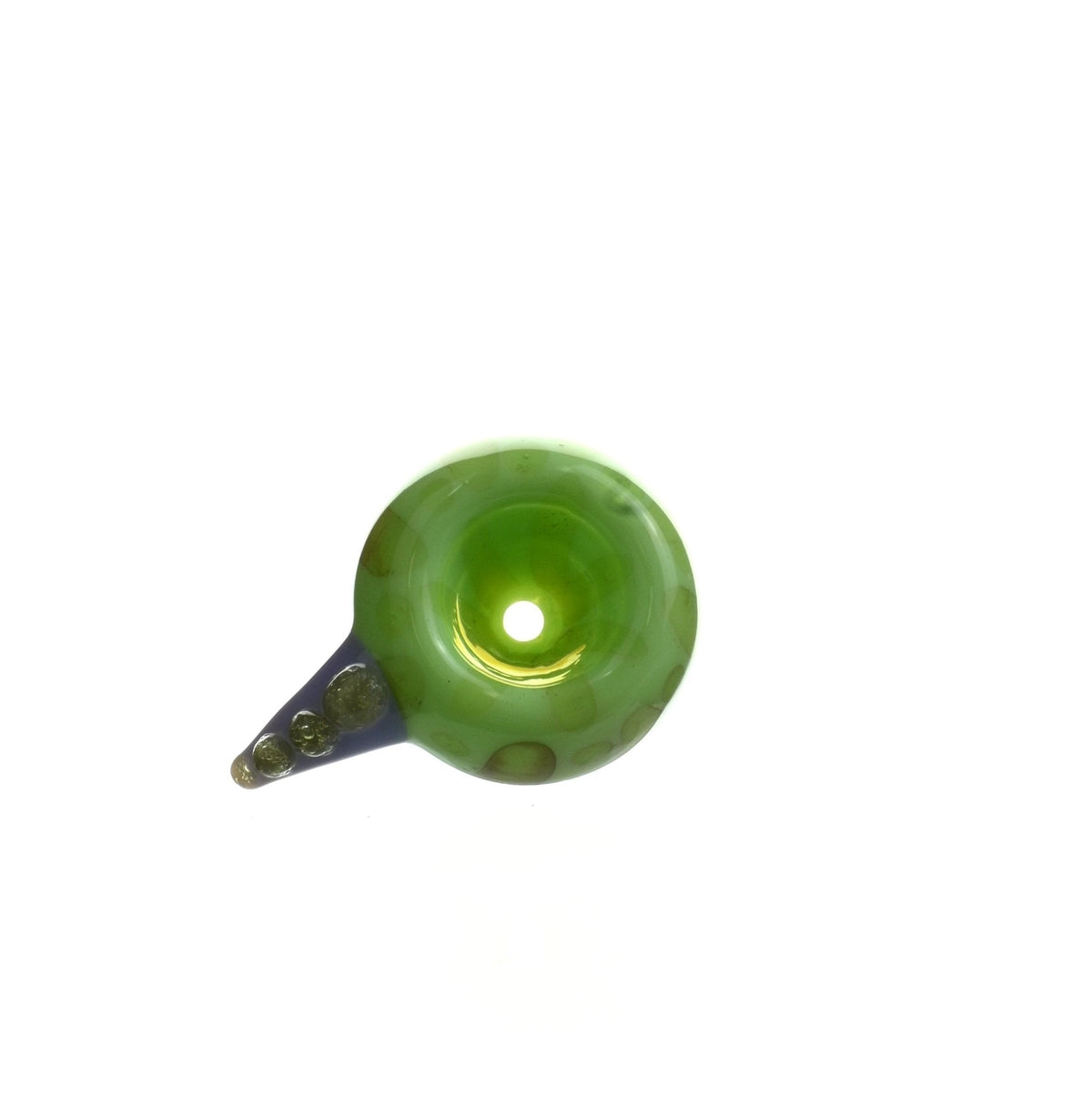 Side View of Mathematix Reversal Bowl with Colored Hook 14mm Joint