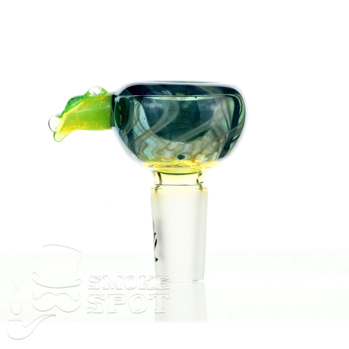 Side view of Mathematix Reversal Bowl with Hook 103 glass accessory