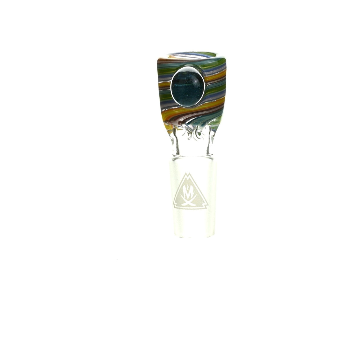 Mathematix Teacup Bowl Reversal 7 14mm Glass Accessory - Smoke Spot