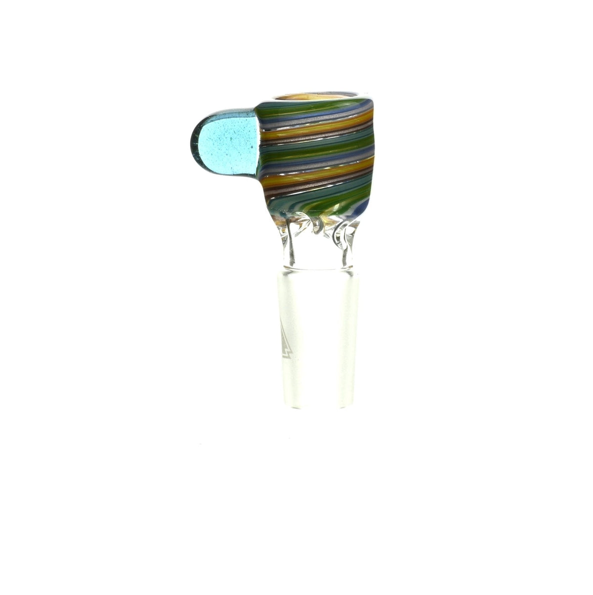 Side view of Mathematix Teacup Bowl Reversal 7 14mm Glass Bowl