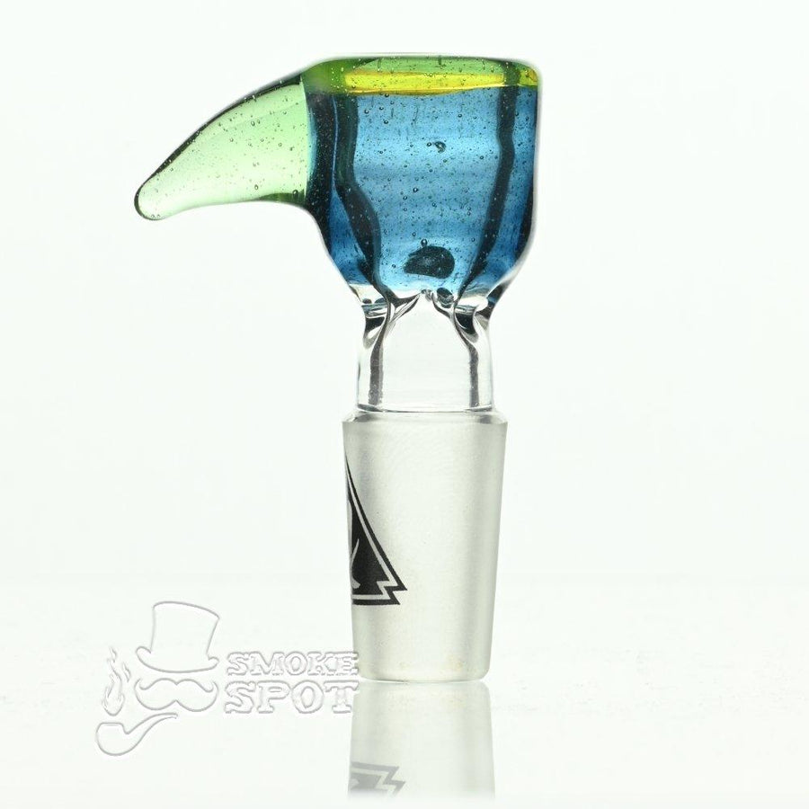 Mathematix Tri Colored Teacup Bowl with Hook - 14mm Glass Accessory