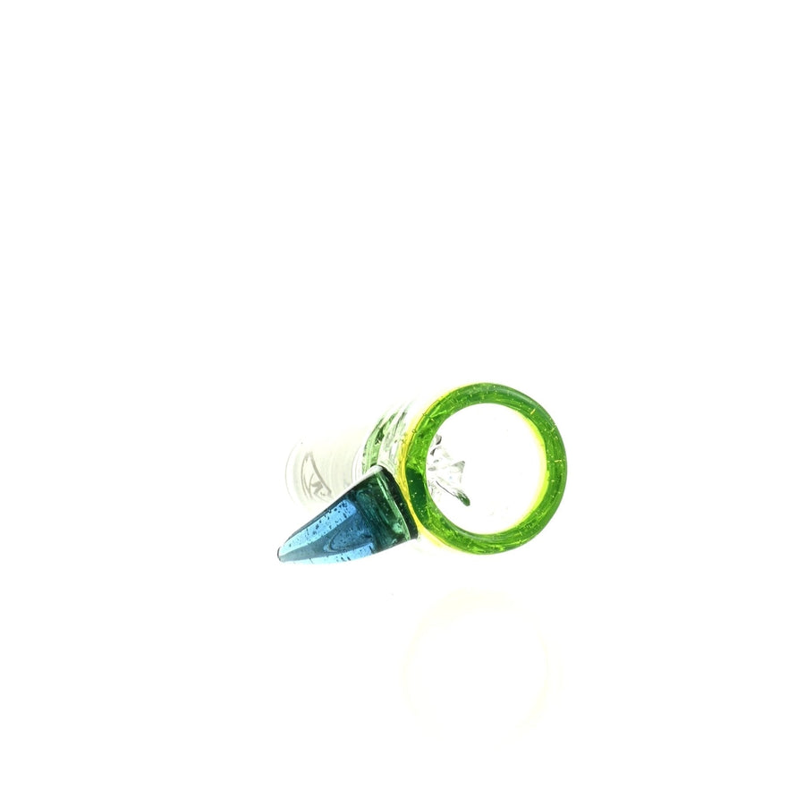 Mathematix Teacup Bowl with Hook Tri Color 9 - 14mm Glass Accessory
