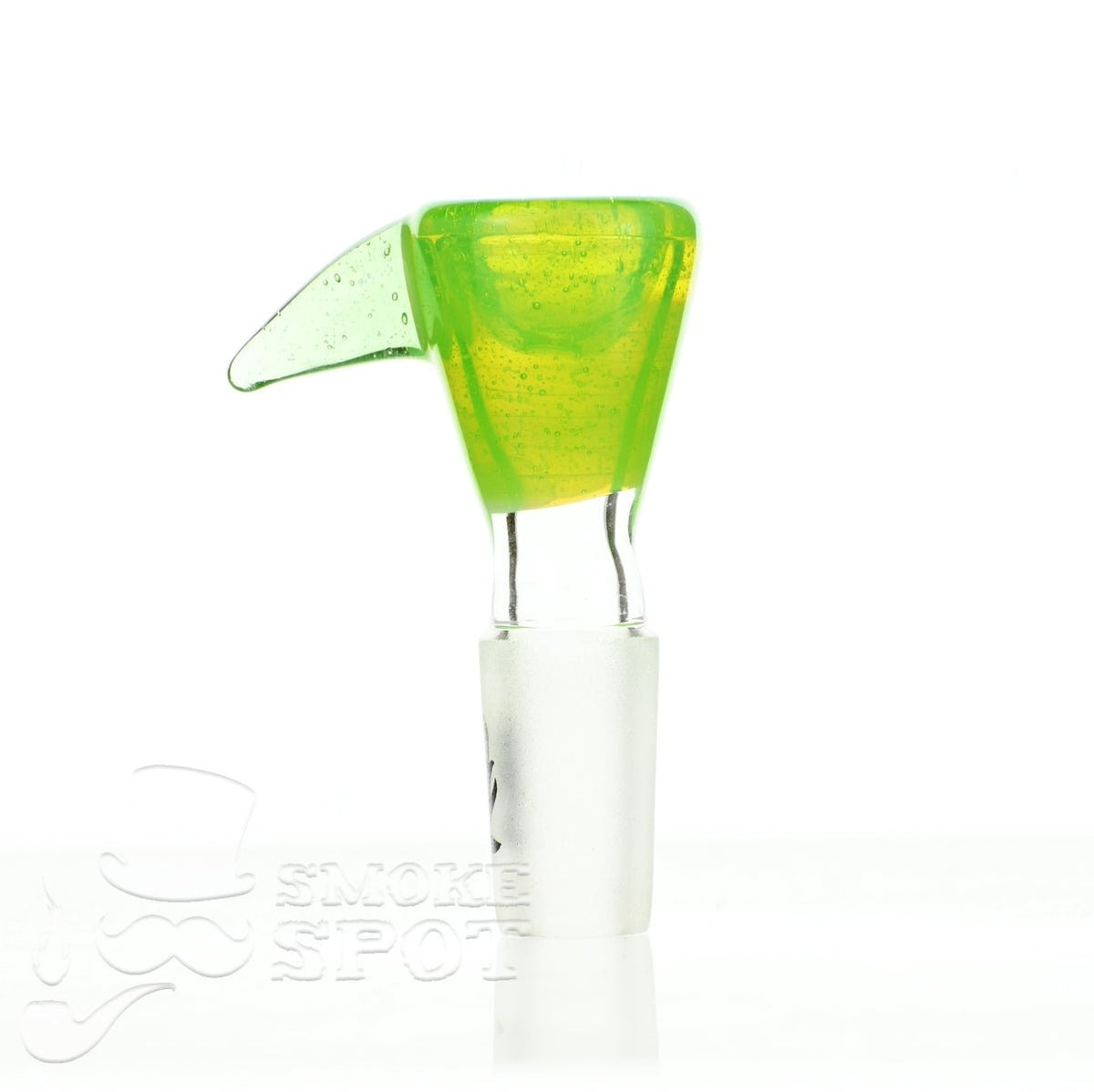 Side view of Mathematix thick funnel with hook 14 mm bowl