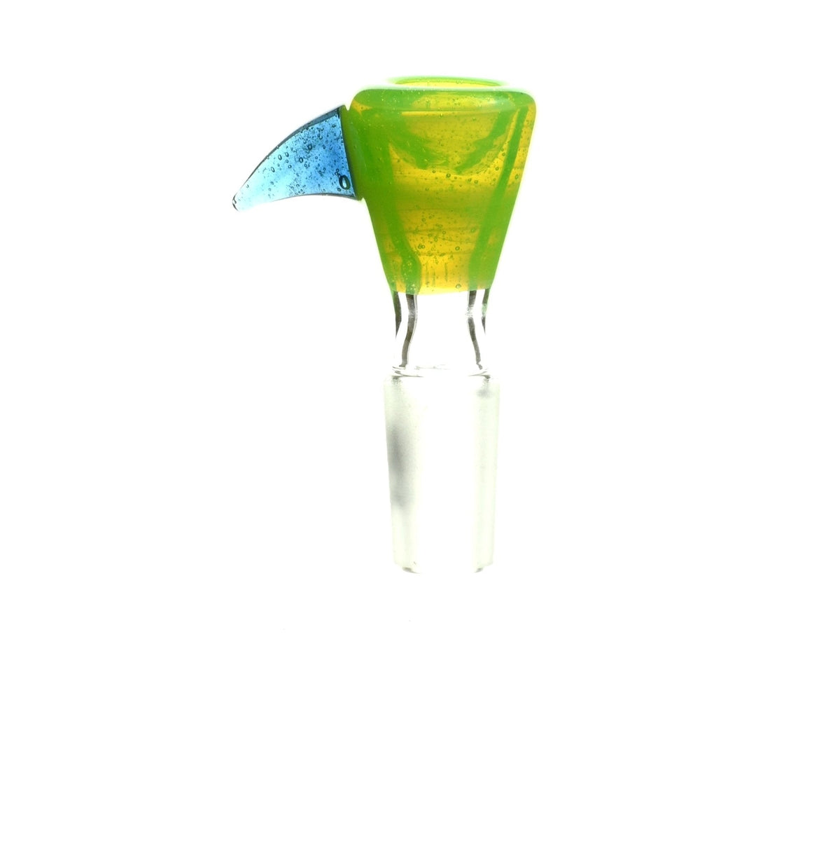 Side view of Mathematix thick funnel with hook 14 mm bowl