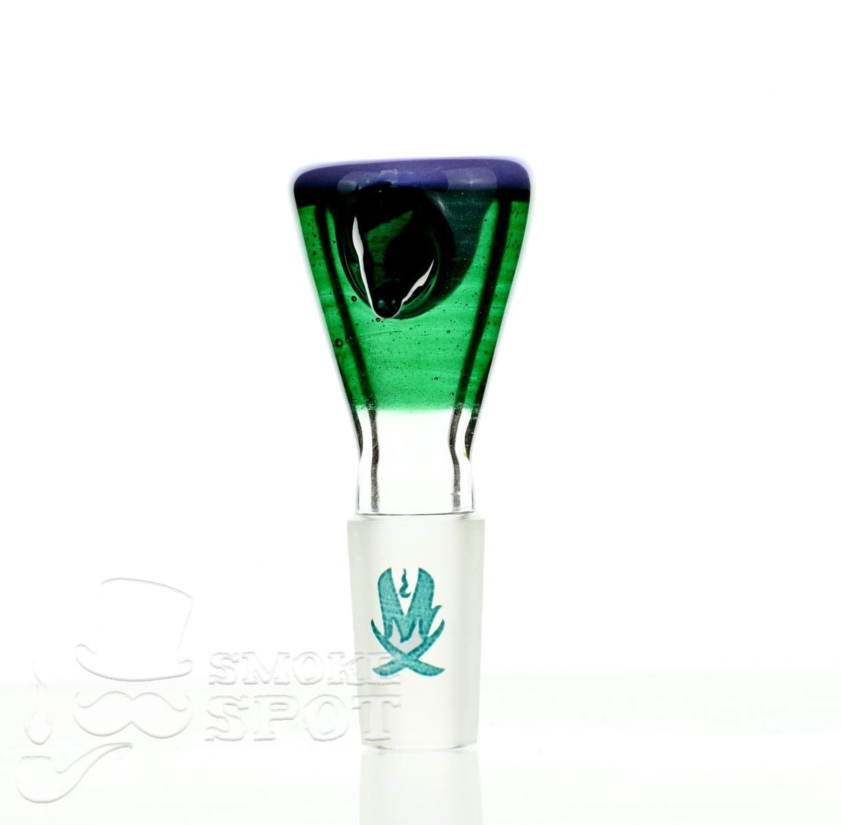 Mathematix Tri Color Funnel 14 mm Bowl 102 premium glass accessory for dry herb slides