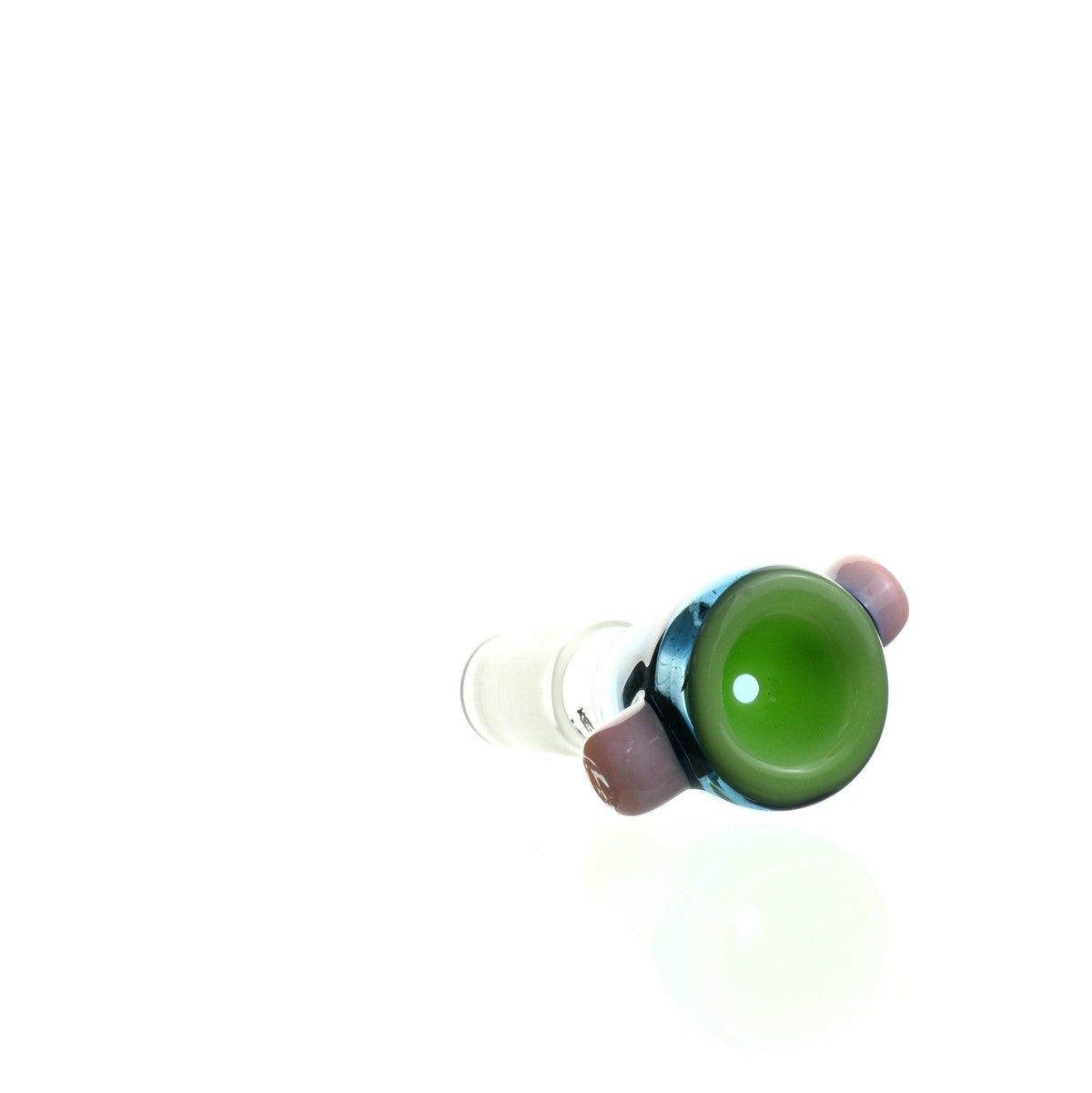Mathematix Tri Color Thick Funnel 15mm Glass Bowl - Smoke Spot Smoke Shop
