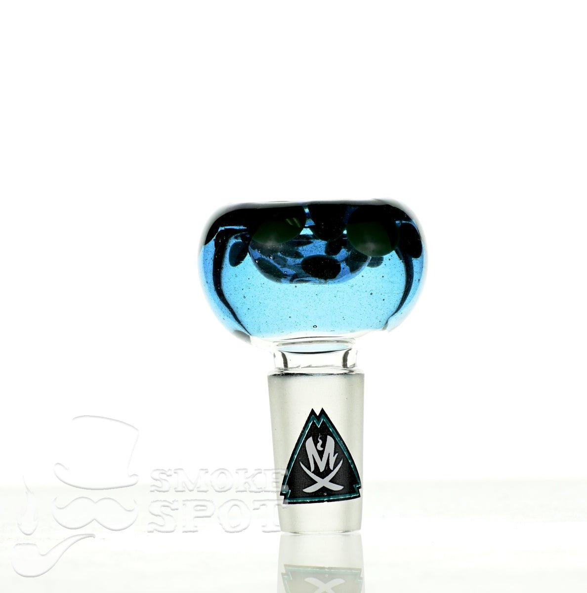 Mathematix with dots 14mm glass bowl for dry herb slides - Smoke Spot Smoke Shop