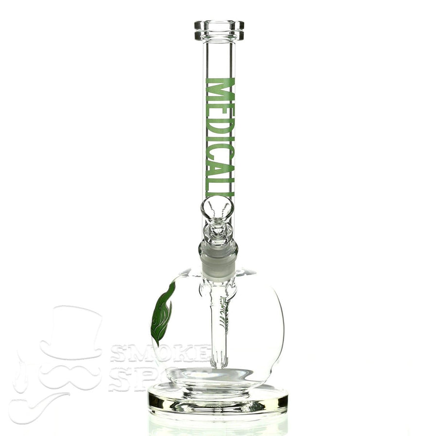 Medicali glass 12 inch bubble beaker