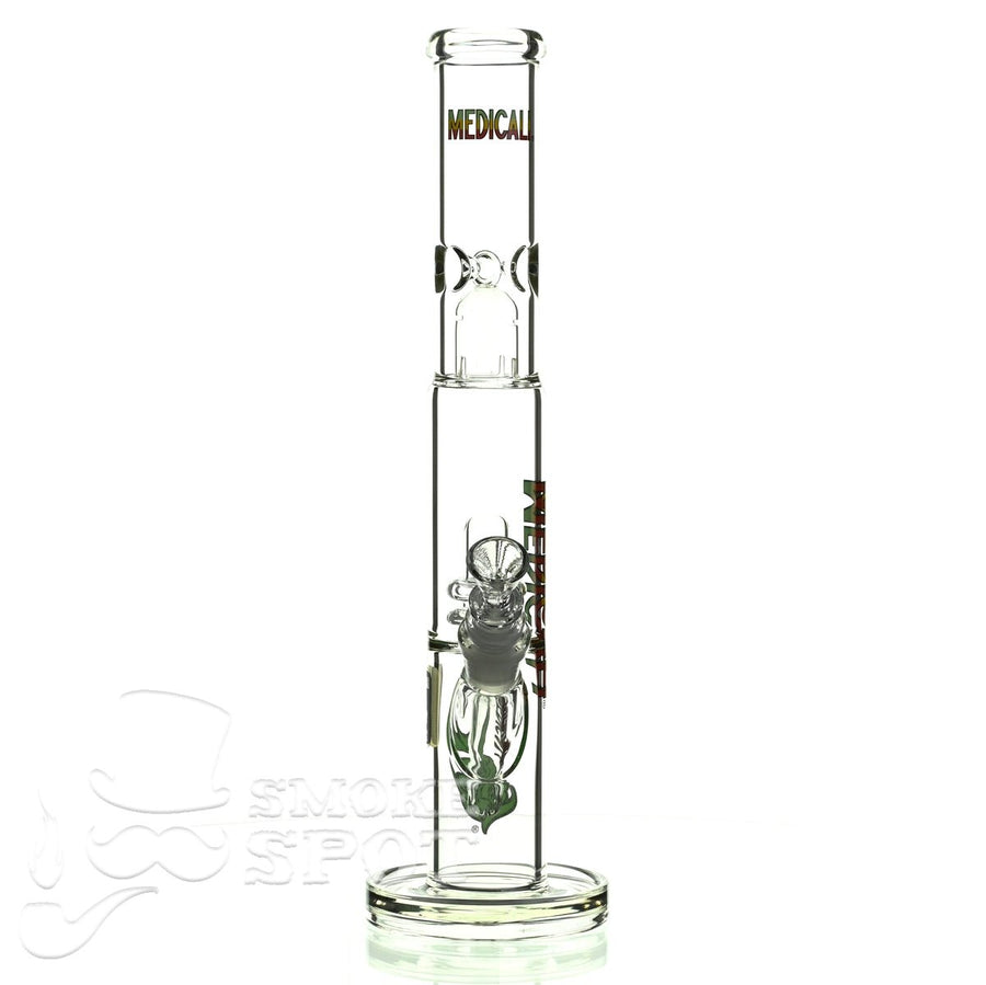 Medicali glass 14 inch showerhead straight