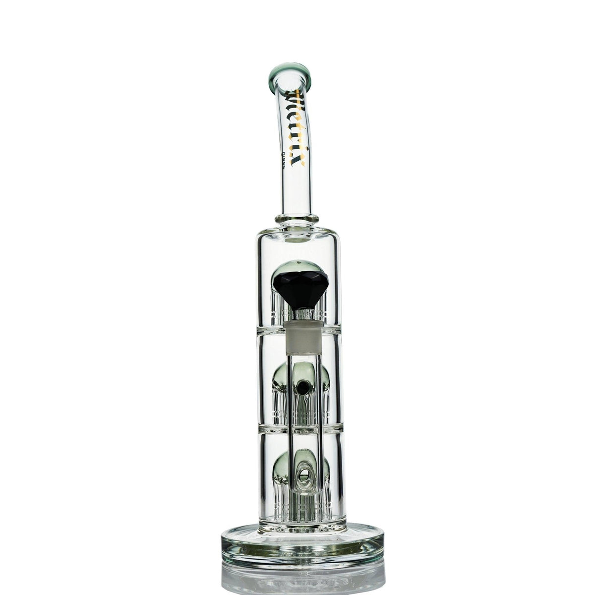 Metrix Glass black 3 perculators 10 arm legs