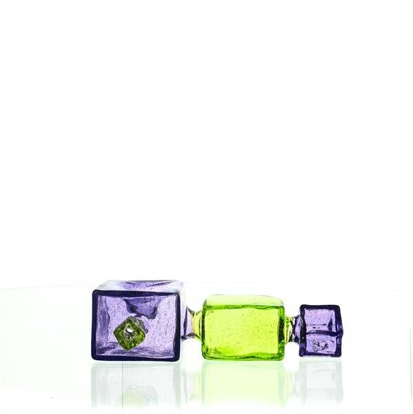 Mike G Glass Handpipe Purple Rain & Slrym - Mike Glass III Style
