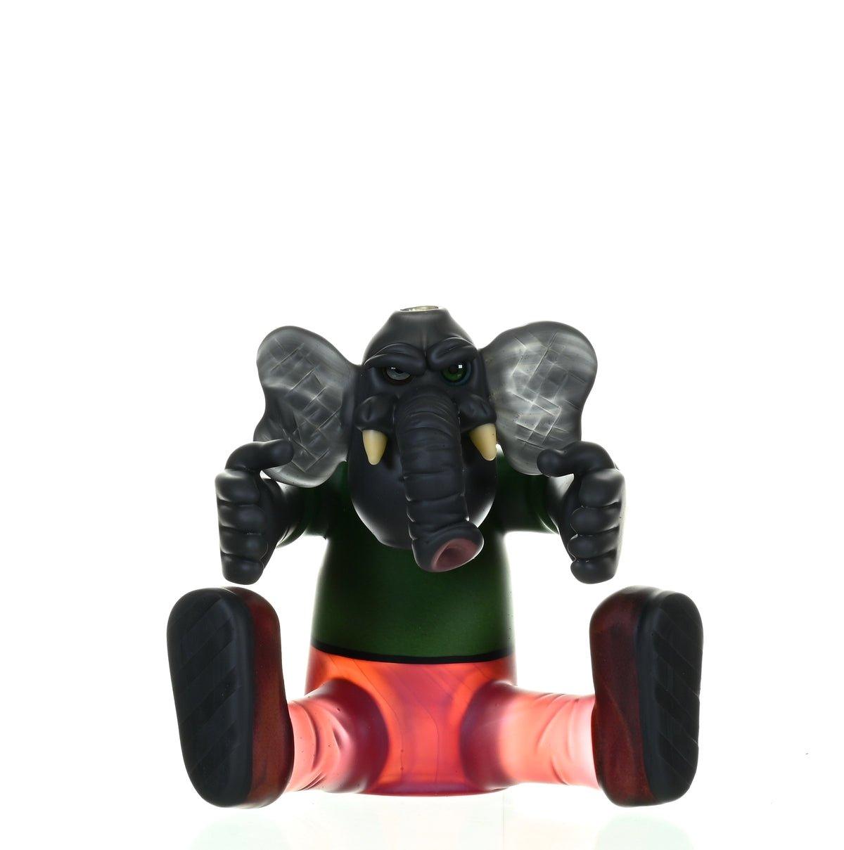 Morrison Glass Full Body Elephant 10mm Waterpipe Rig - Smoke Spot Smoke Shop