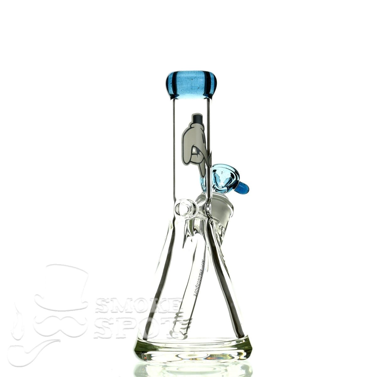 Mr Dabbinport beaker 10 inch 9 mm 38 stardust blue - Smoke Spot Smoke Shop