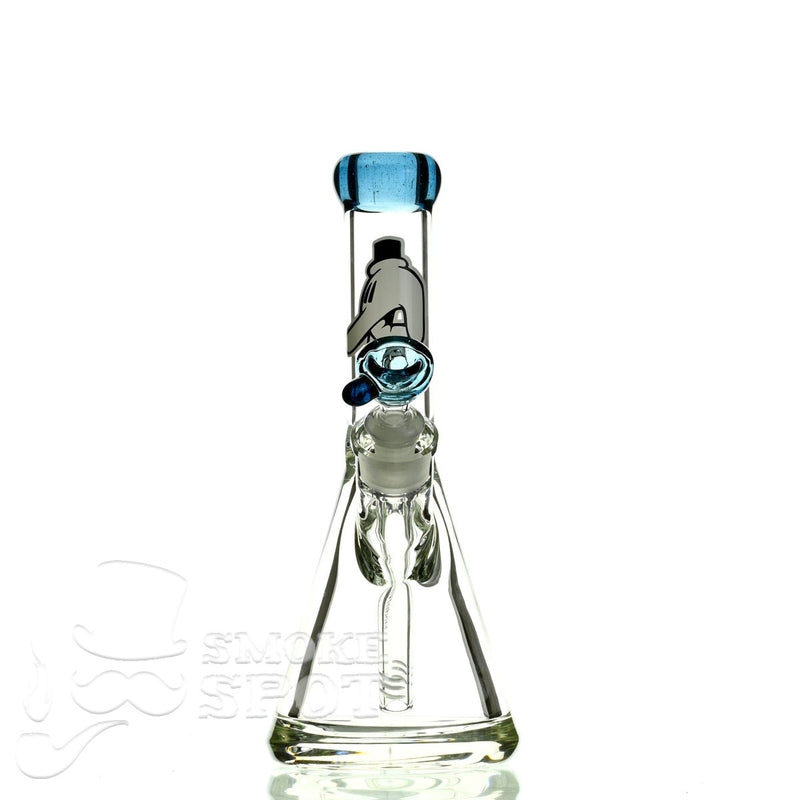 Mr Dabbinport beaker 10 inch 9 mm 38 stardust blue - Smoke Spot Smoke Shop