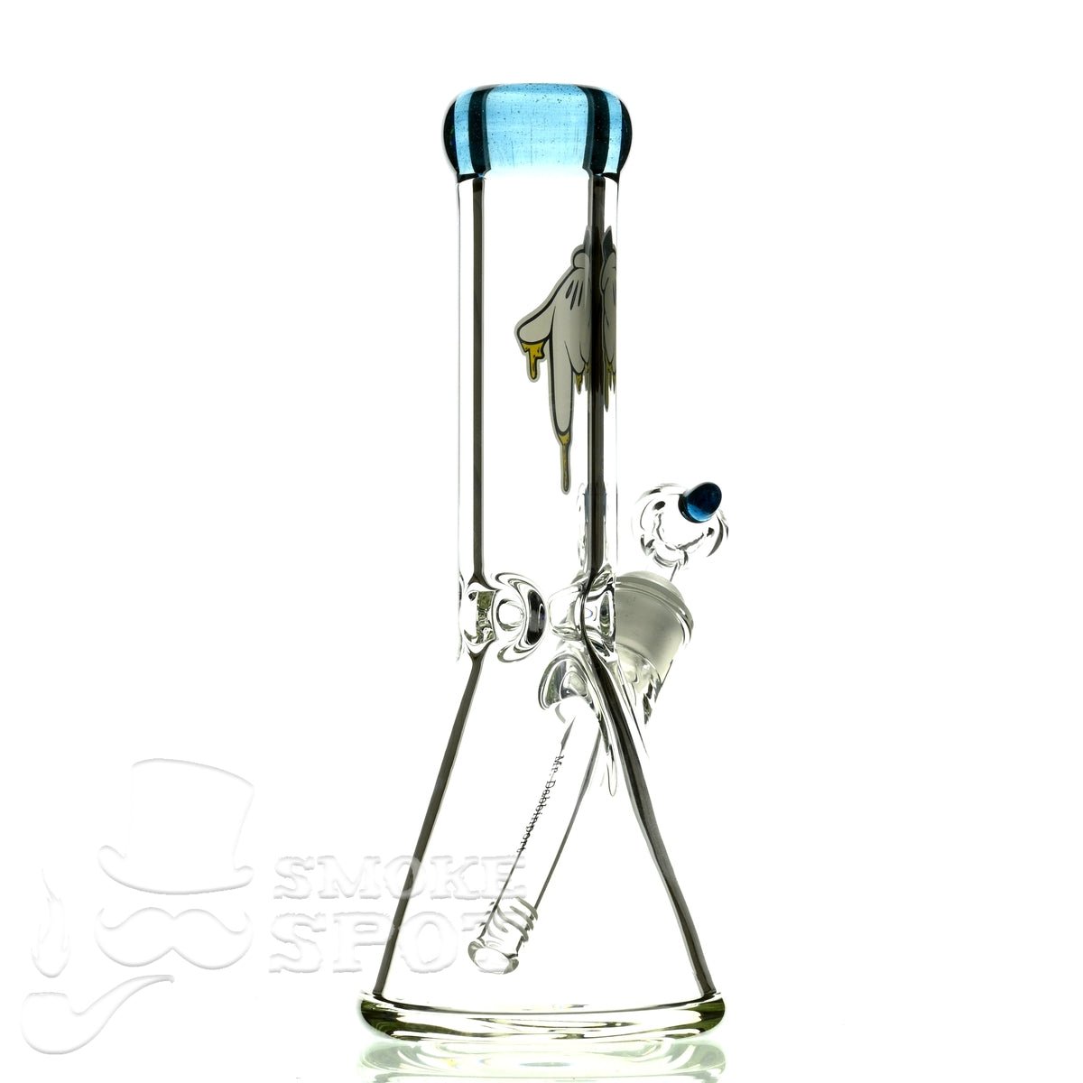 Mr Dabbinport beaker 12 inch 9 mm 50 Stardust blue - Smoke Spot Smoke Shop