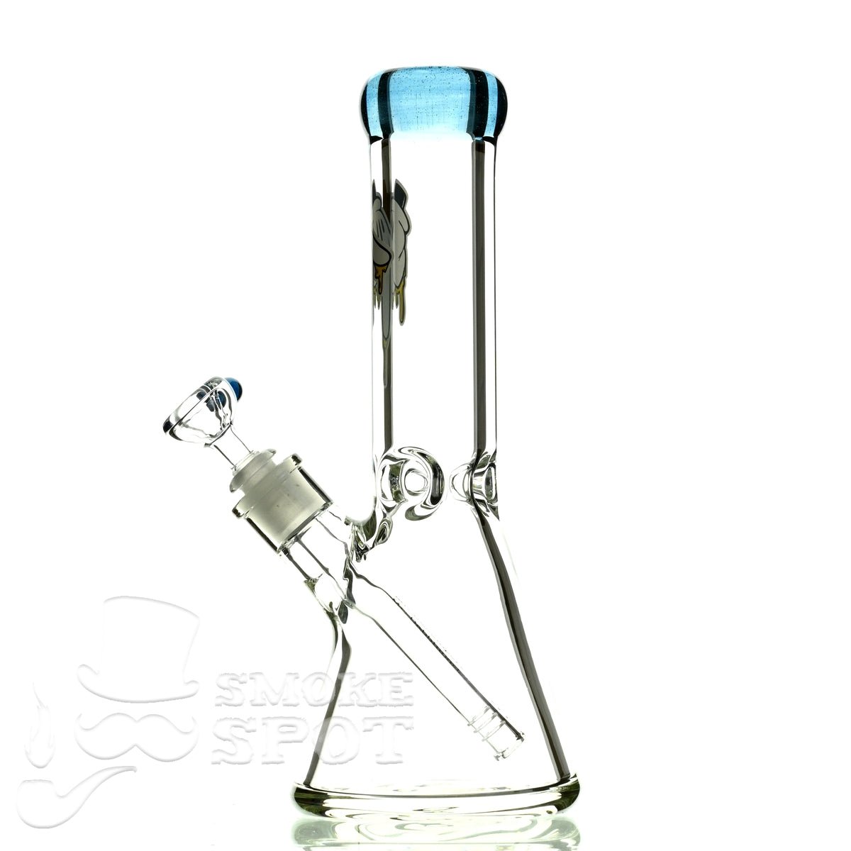 Mr Dabbinport beaker 12 inch 9 mm 50 Stardust blue - Smoke Spot Smoke Shop