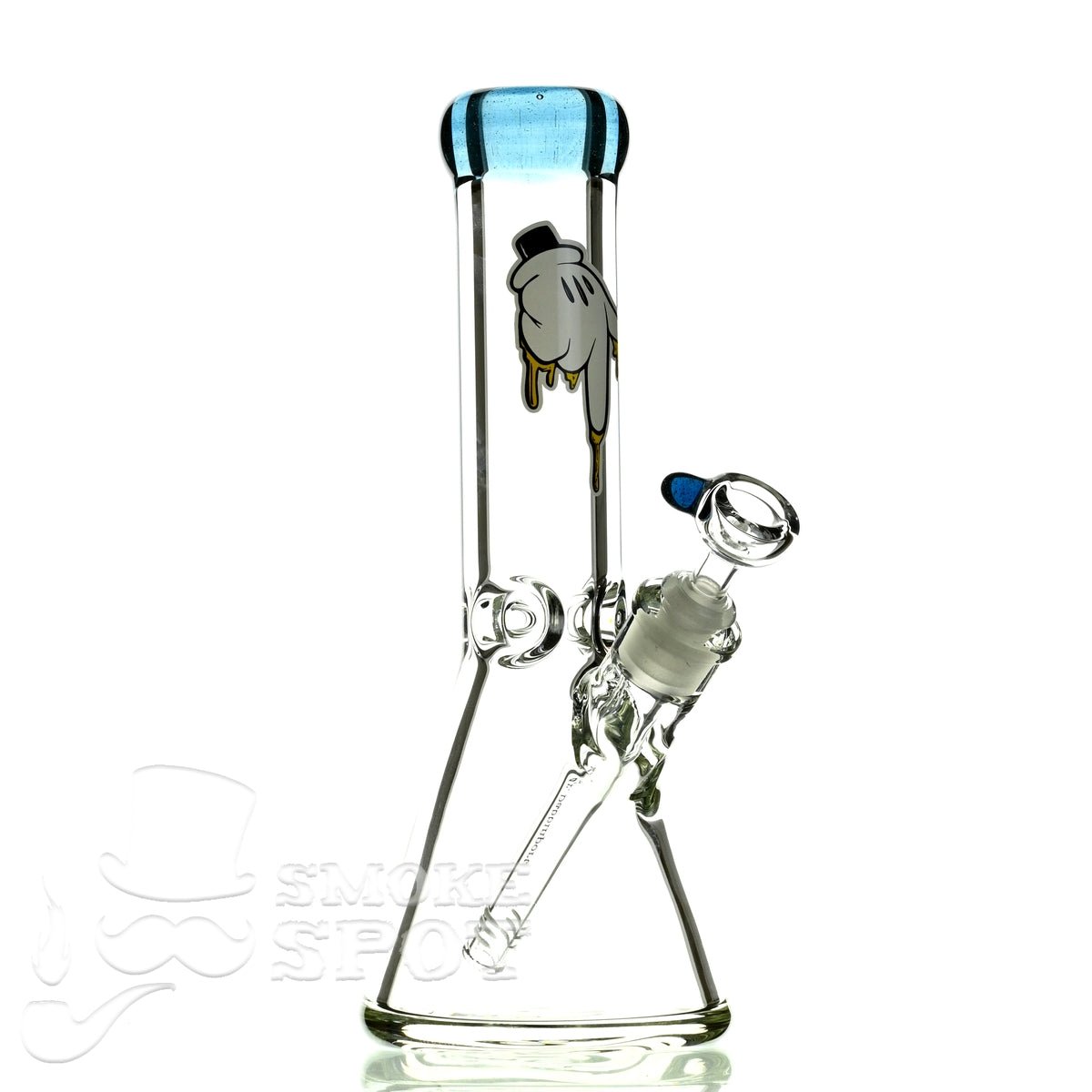 Mr Dabbinport beaker 12 inch 9 mm 50 Stardust blue - Smoke Spot Smoke Shop