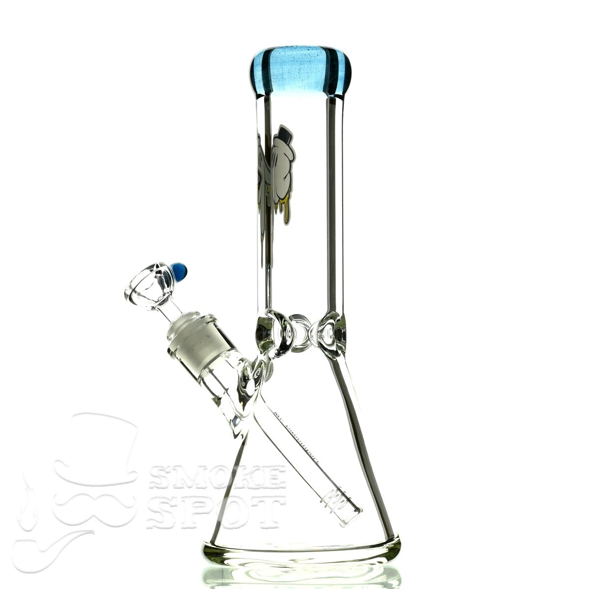 Mr Dabbinport beaker 12 inch 9 mm 50 Stardust blue - Smoke Spot Smoke Shop