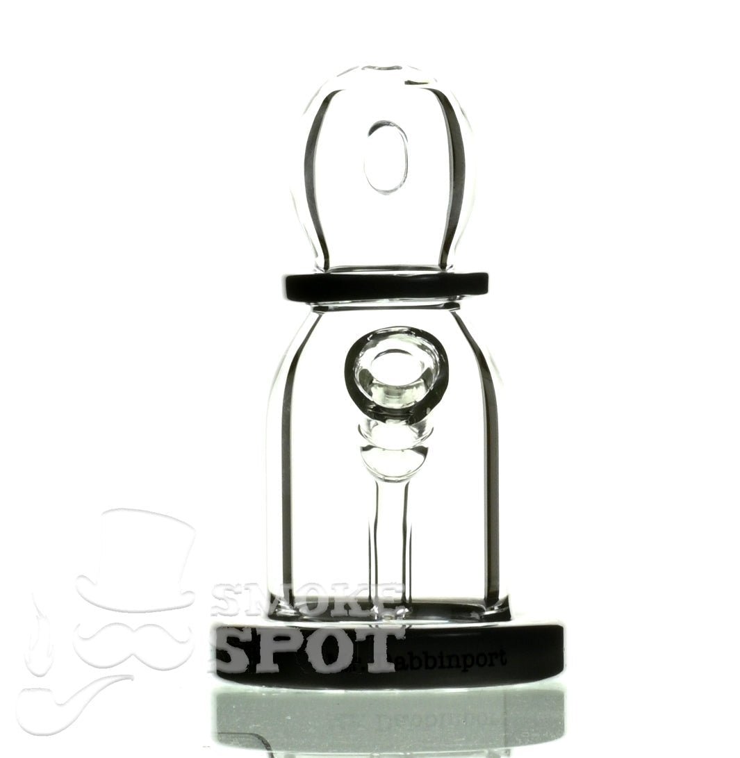Mr Dabbinport 5 inch 10mm gray glass rig waterpipe - Smoke Spot