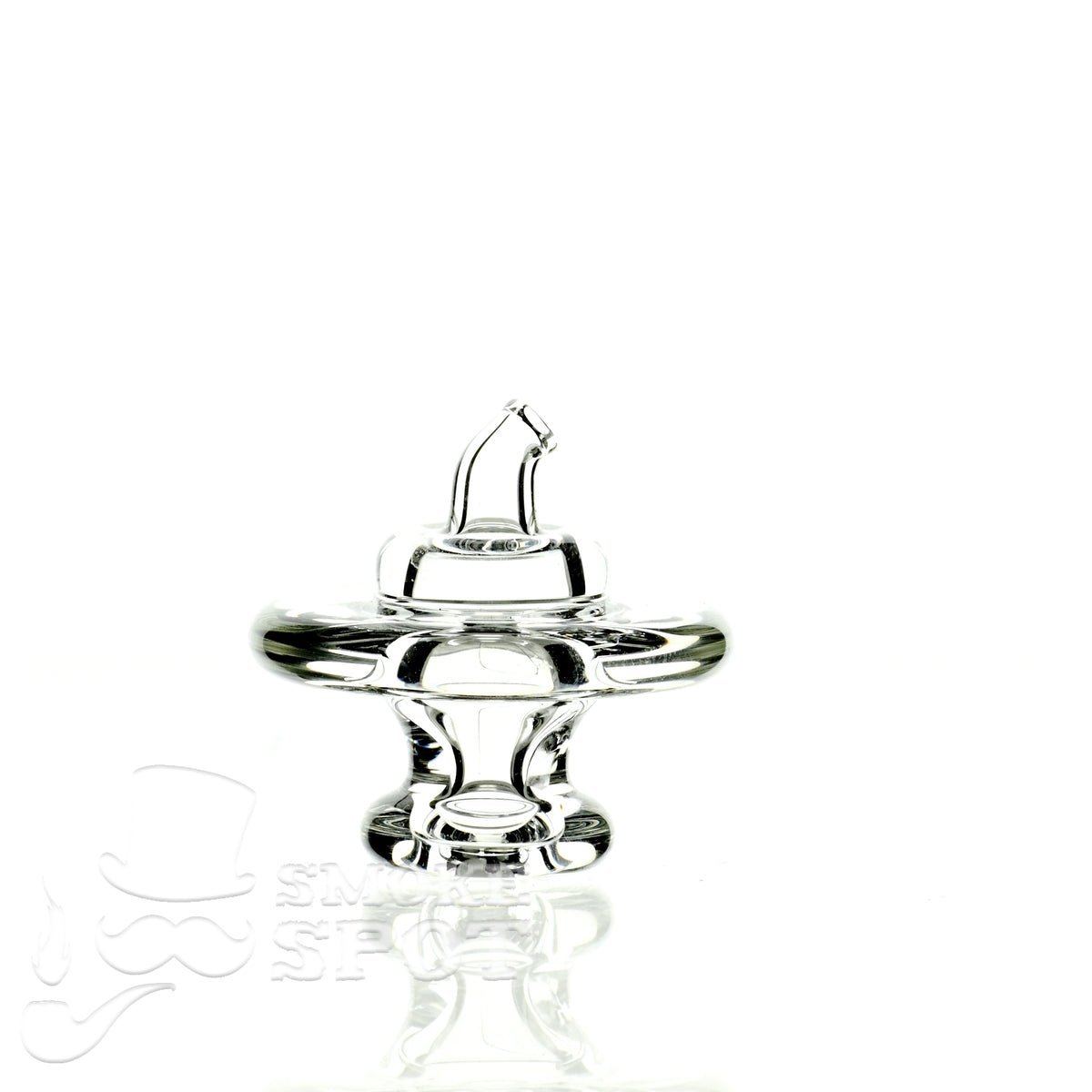 Naples Large Directional Carb Cap Clear premium glass accessory for dab rigs