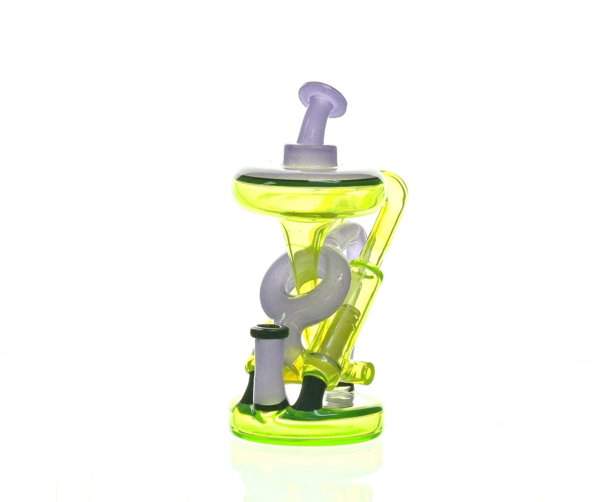 NIB GLASS FULL COLOR PISTON RIG W/ ECTOPLASM, FUJINOYAMA, GALAXY BLACK - SSSS