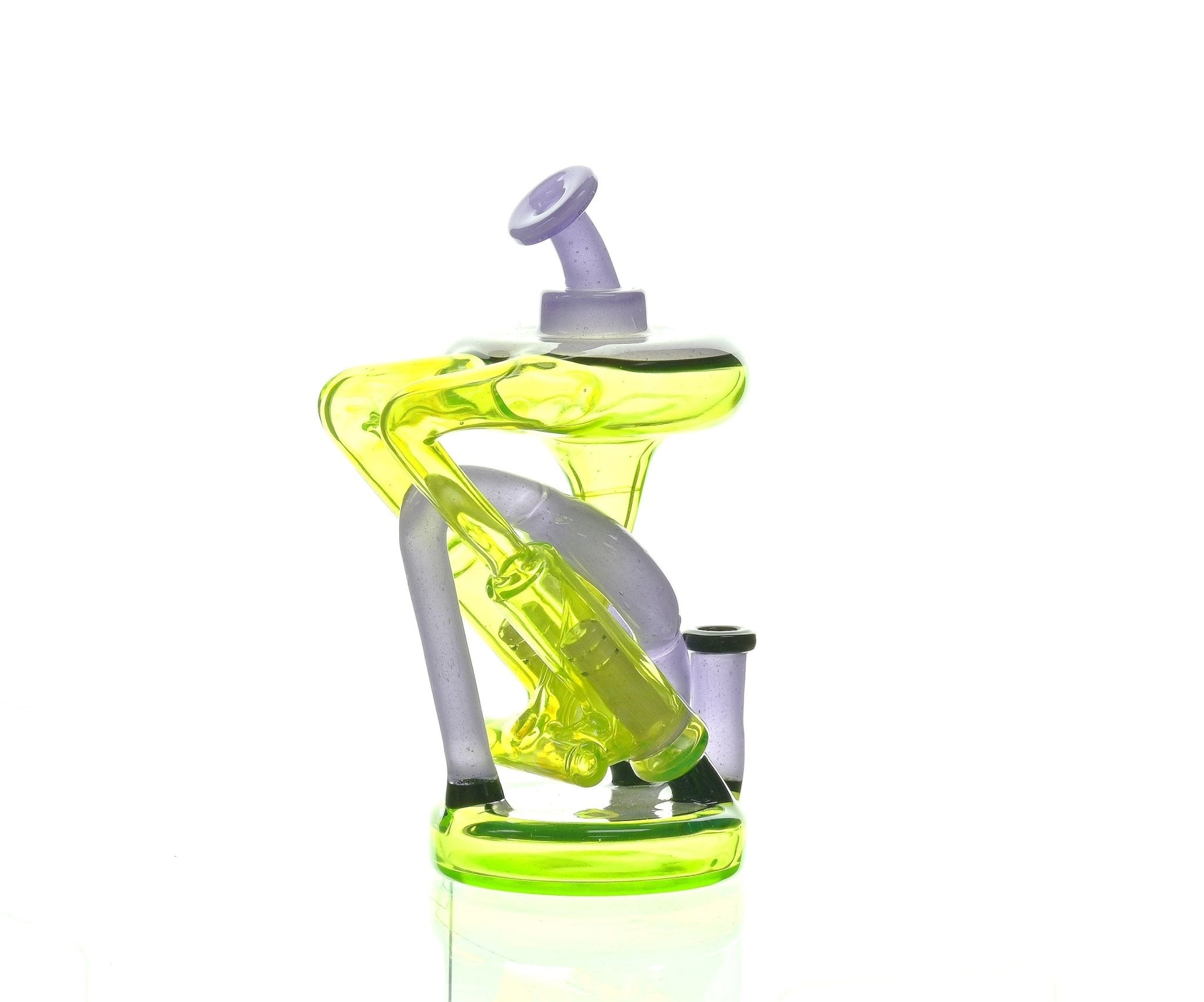 NIB GLASS FULL COLOR PISTON RIG W/ ECTOPLASM, FUJINOYAMA, GALAXY BLACK - SSSS