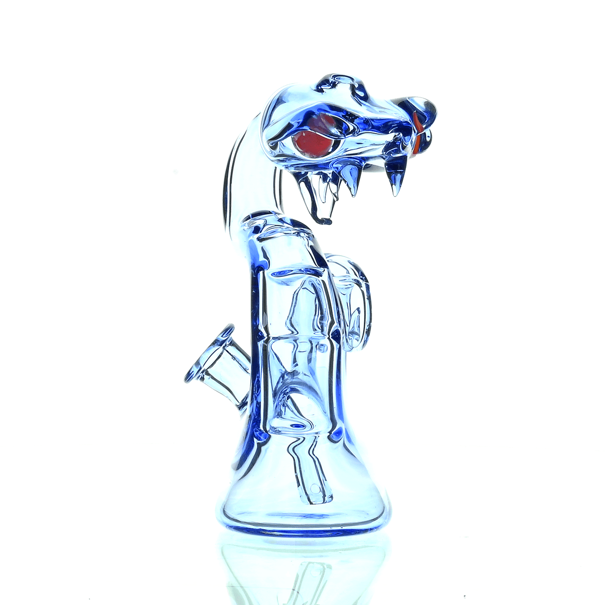 NIKO CRAY Blue Dream Snake and Custom Skateboard Deck Premium Glass Rig