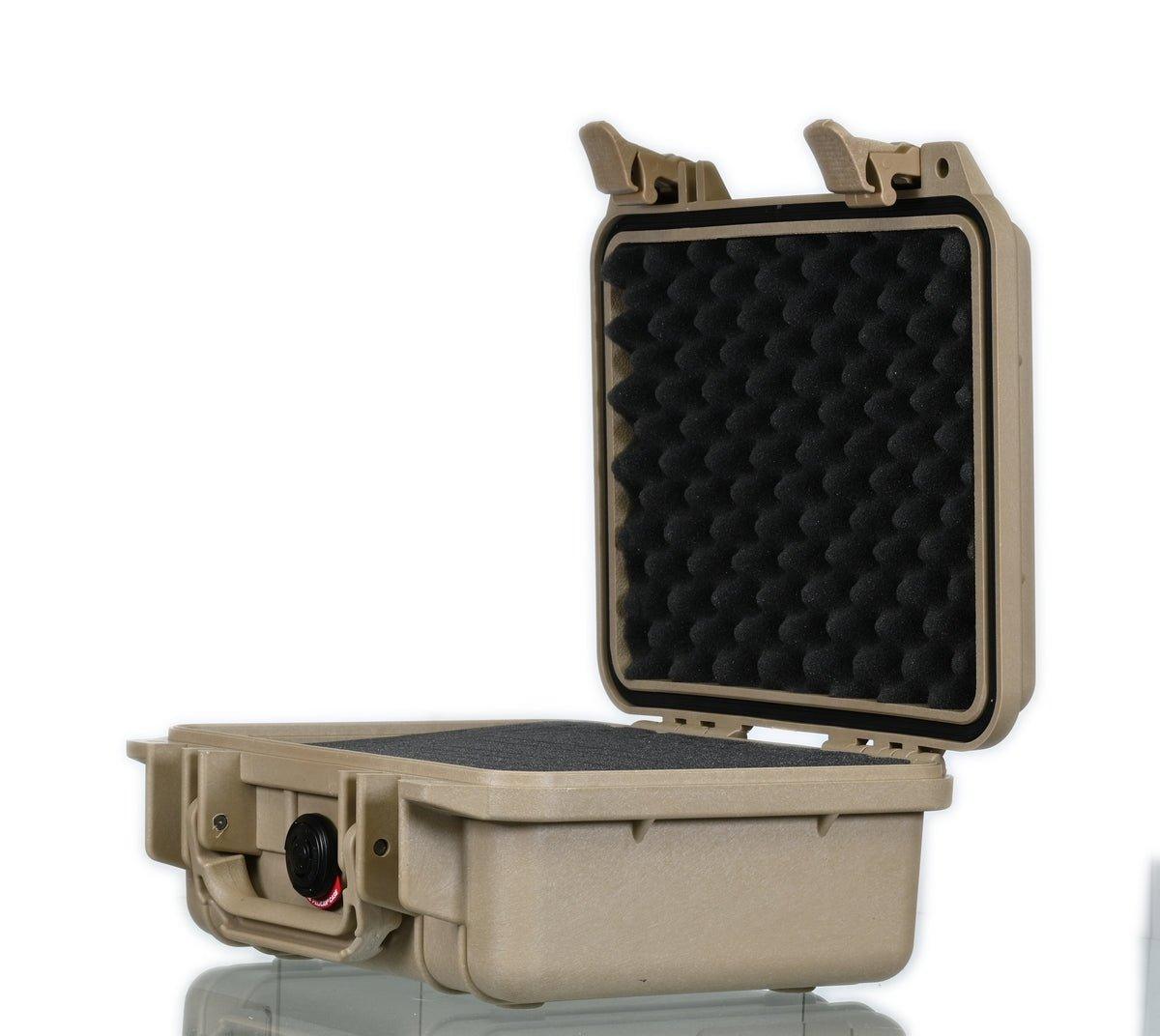 Pelican Case 1200 Beige Customizable Foam Interior - Smoke Spot