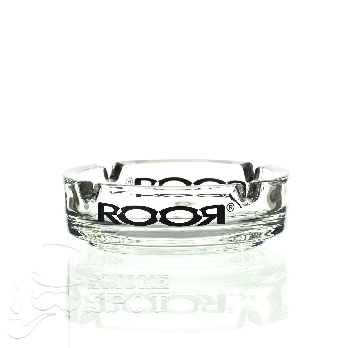 ROOR Ashtray Black - Durable Premium Glass Ashtray at Smoke Spot