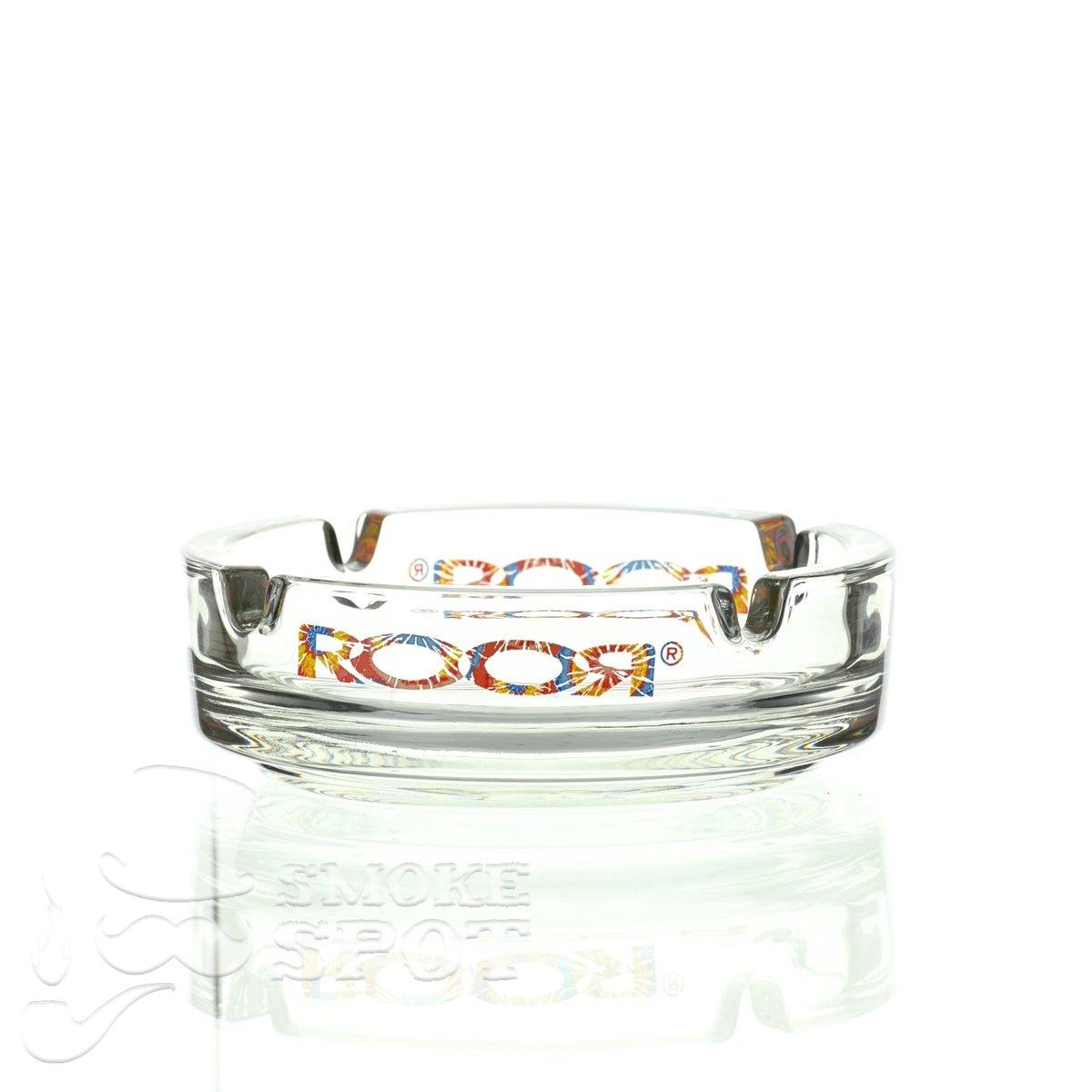 ROOR Ashtray Tie Dye vibrant glass ashtray - Smoke Spot Smoke Shop