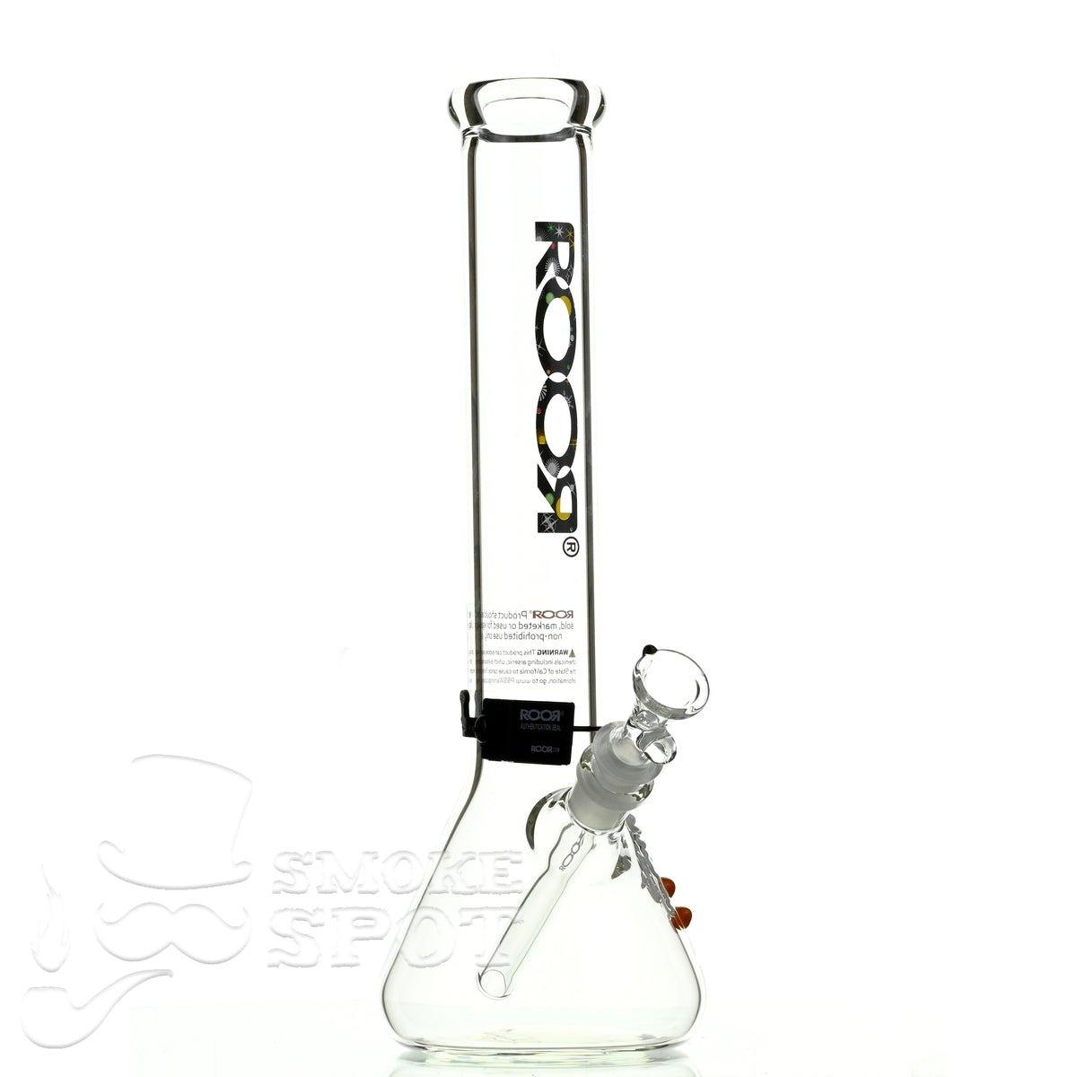 Close-up of Roor Beaker 14 inch P-D Galaxy Bowl and Tube - Smoke Spot