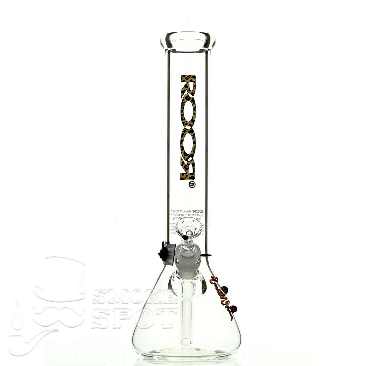 Roor Beaker 14 inch P-D Leopard Premium Glass Bong - Smoke Spot