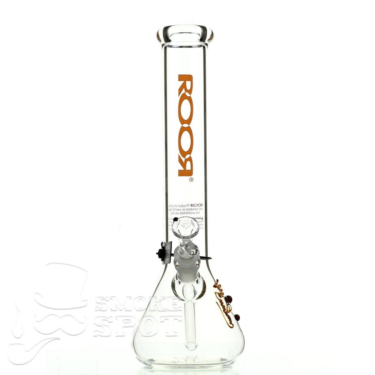 Roor Beaker 14 inch P-D Orange premium glass waterpipe - Smoke Spot