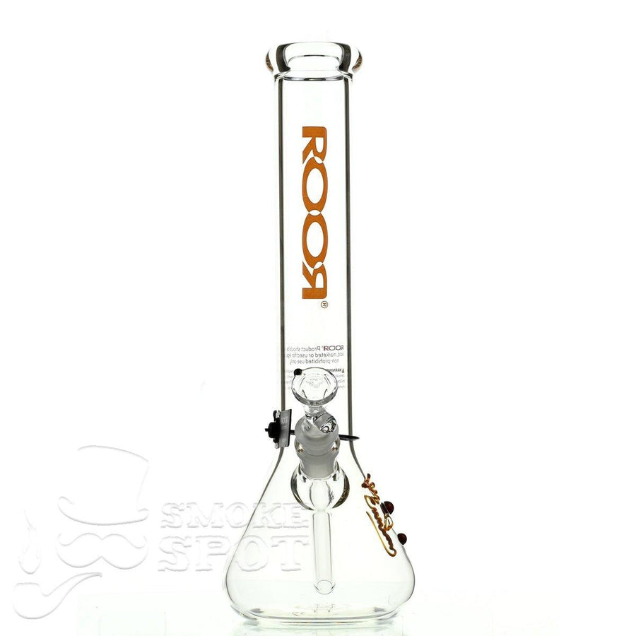 Roor Beaker 14 inch P-D Orange - Premium Glass Waterpipe