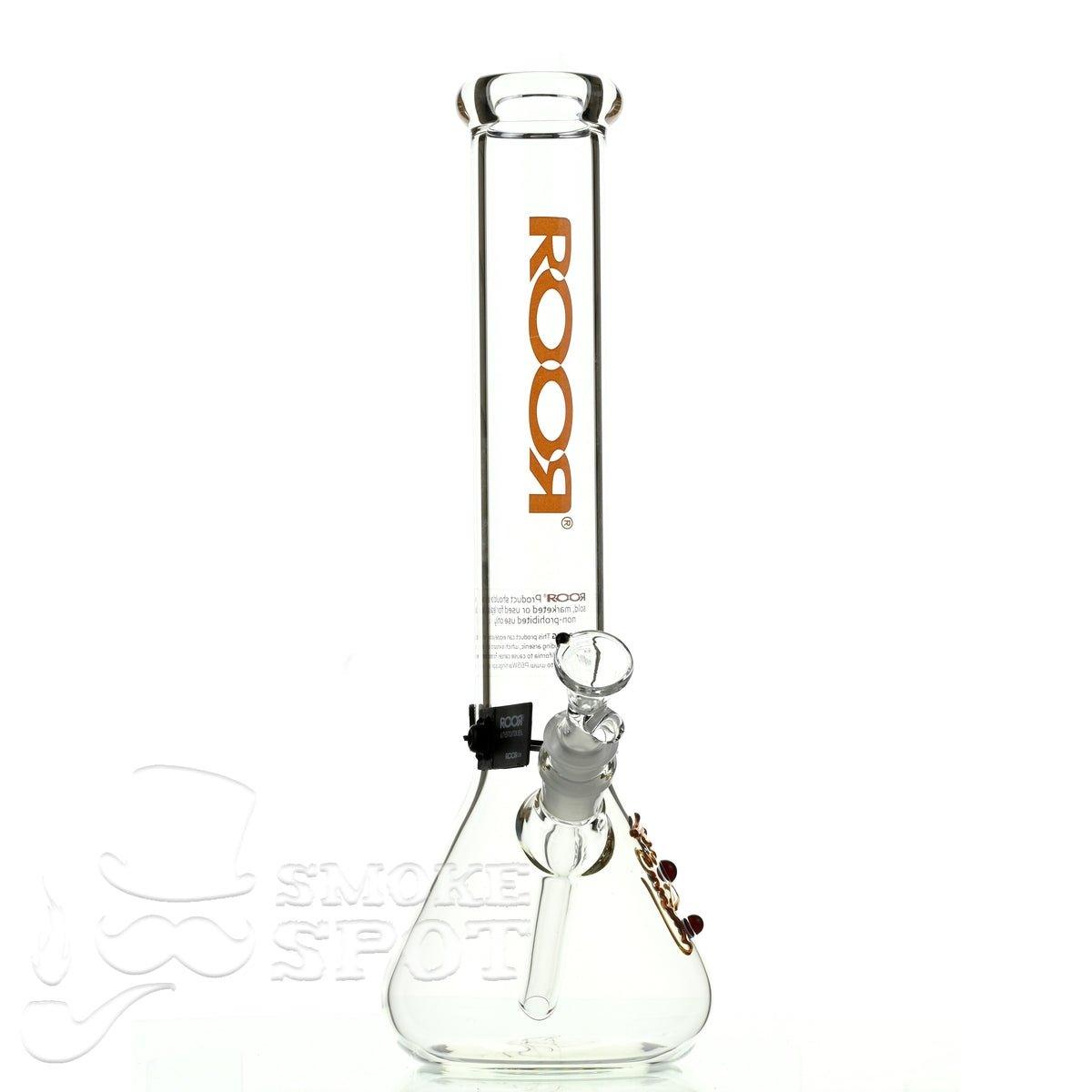 Roor Beaker 14 inch P-D Orange detailed view - Smoke Spot