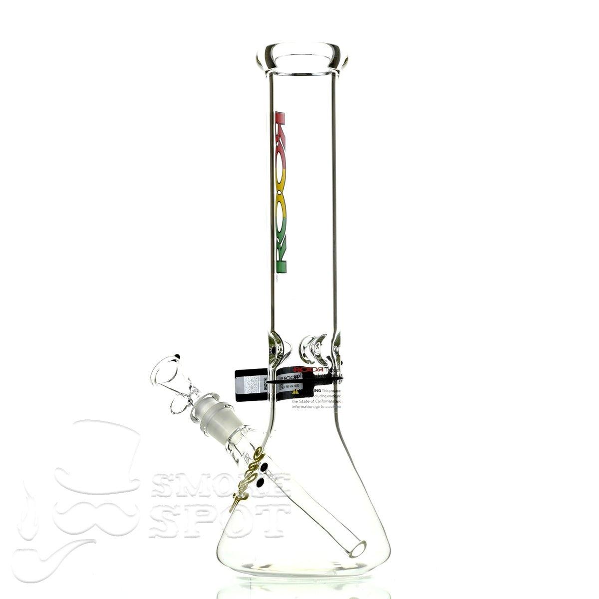 Roor Beaker 14 inch rasta - Smoke Spot Smoke Shop