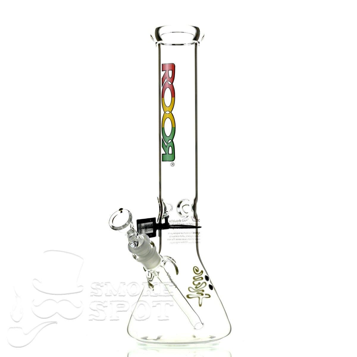 Roor Beaker 14 inch rasta - Smoke Spot Smoke Shop