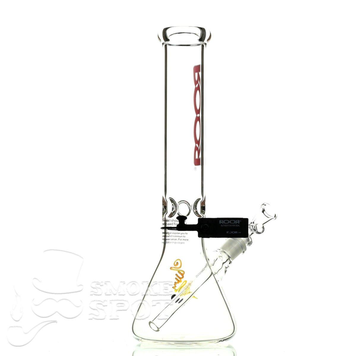 Roor Beaker 14 inch red white - Smoke Spot Smoke Shop