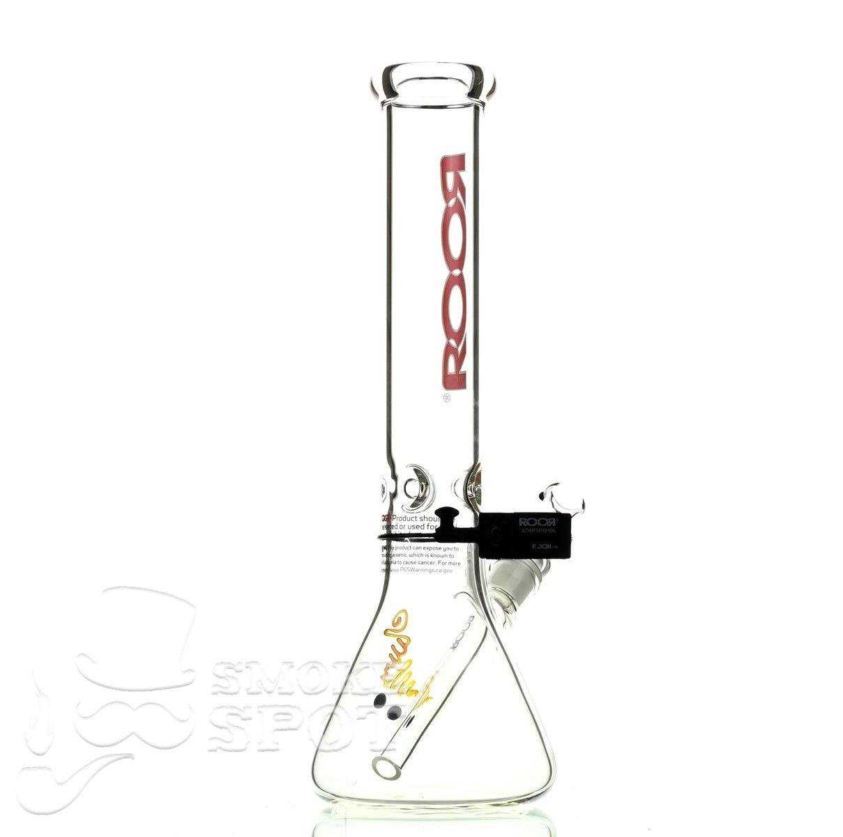 Roor Beaker 14 inch red white - Smoke Spot Smoke Shop