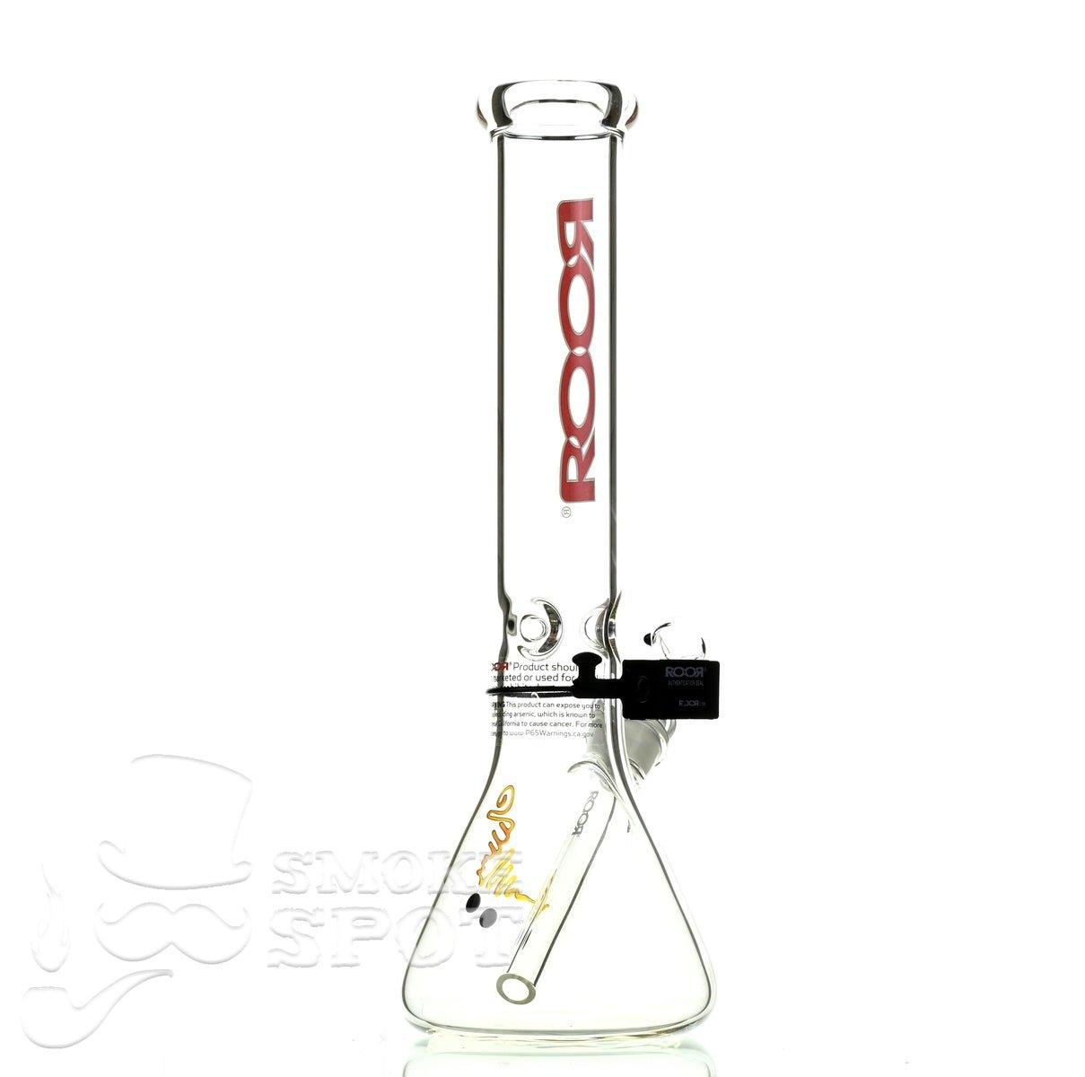 Roor Beaker 14 inch red white - Smoke Spot Smoke Shop