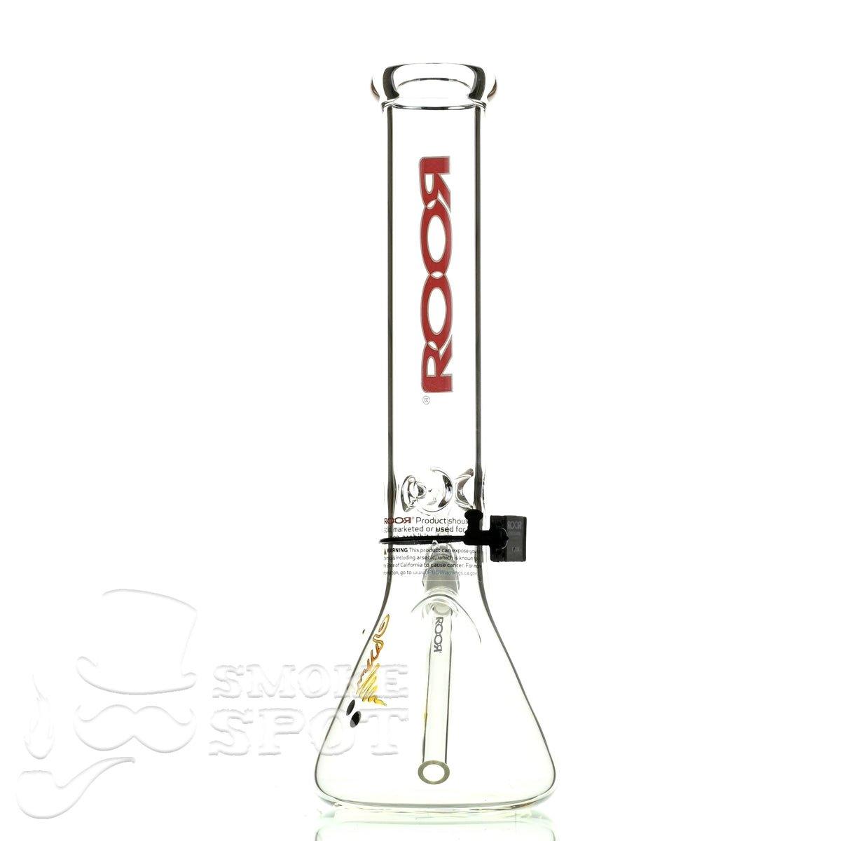 Roor Beaker 14 inch red white - Smoke Spot Smoke Shop