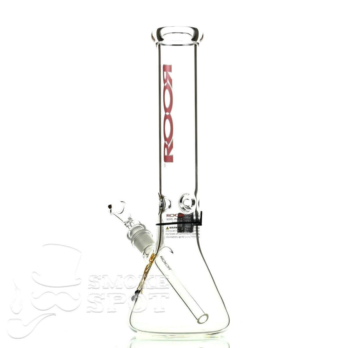 Roor Beaker 14 inch red white - Smoke Spot Smoke Shop